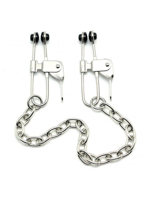 Rimba - Adjustable Nipple Clamps with Chain and Lever Clamps - Erotiekvoordeel.nl