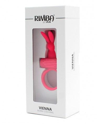 Rimba - Vienna - Vibrerende Cockring Met Clitoris Stimulatie - Roze-Erotiekvoordeel.nl