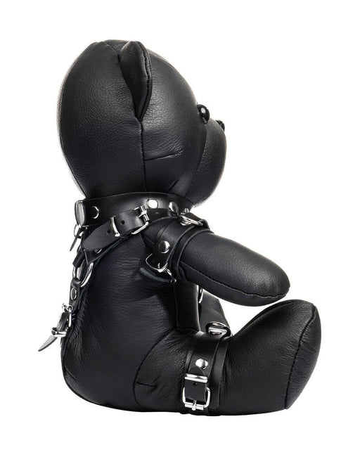 Rimba - Black Leather BDSM Teddy Bear - Erotiekvoordeel.nl