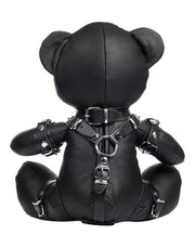Rimba - Schwarzer Leder-BDSM-Teddybär - Erotiekvoordeel.nl