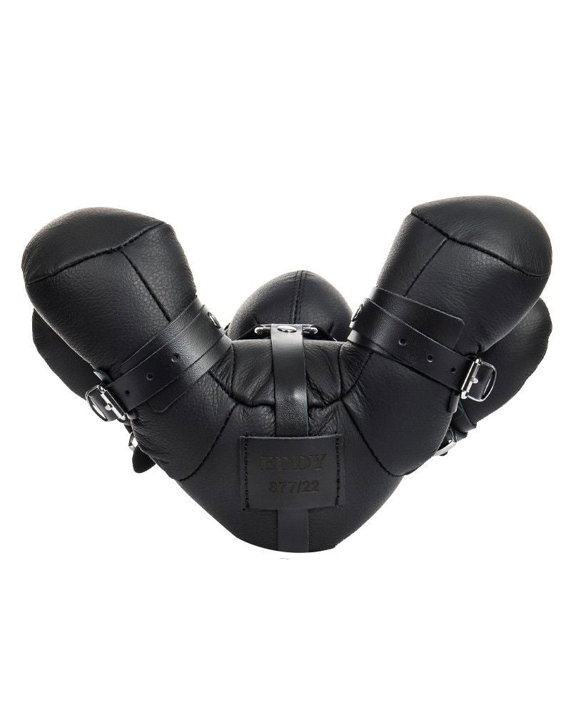 Rimba - Schwarzer Leder-BDSM-Teddybär - Erotiekvoordeel.nl