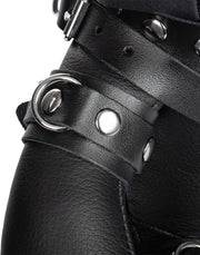 Rimba - Schwarzer Leder-BDSM-Teddybär - Erotiekvoordeel.nl