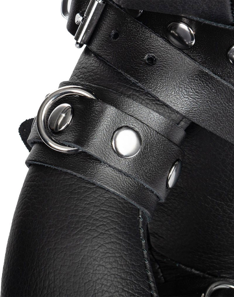 Rimba - Schwarzer Leder-BDSM-Teddybär - Erotiekvoordeel.nl