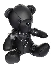 Rimba - Schwarzer Leder-BDSM-Teddybär - Erotiekvoordeel.nl