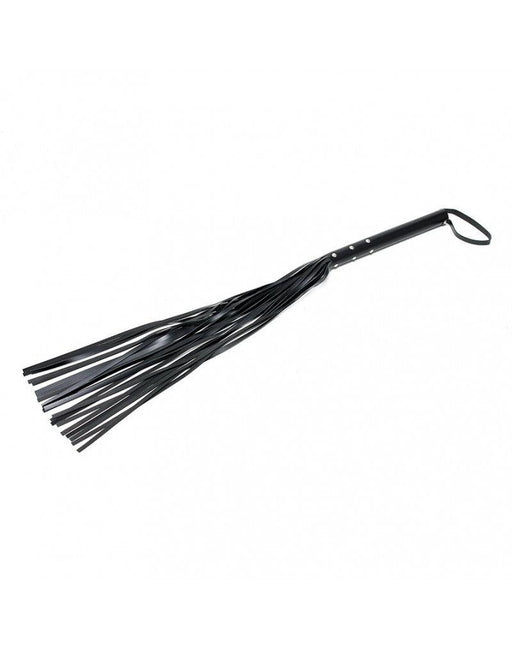 Rimba - Whip - 18 Strands and Sturdy Handle - Black - Erotiekvoordeel.nl