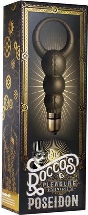 Rocks-off - Poseidon - Vibrerende Cockring met Clitoris Stimulator - 10 snelheden - Brons-Erotiekvoordeel.nl