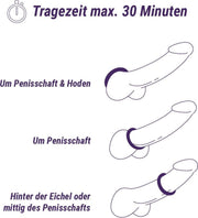 Rocks-off - Poseidon - Vibrerende Cockring met Clitoris Stimulator - 10 snelheden - Brons-Erotiekvoordeel.nl