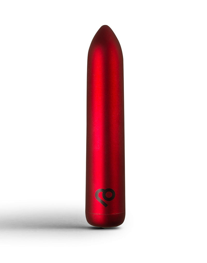 Rocks-off - Wiederaufladbarer Bullet-Vibrator - Poppy Red - Erotiekvoordeel.nl