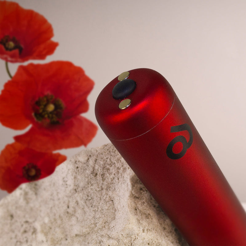 Rocks-off - Wiederaufladbarer Bullet-Vibrator - Poppy Red - Erotiekvoordeel.nl