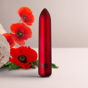 Rocks-off - Wiederaufladbarer Bullet-Vibrator - Poppy Red - Erotiekvoordeel.nl