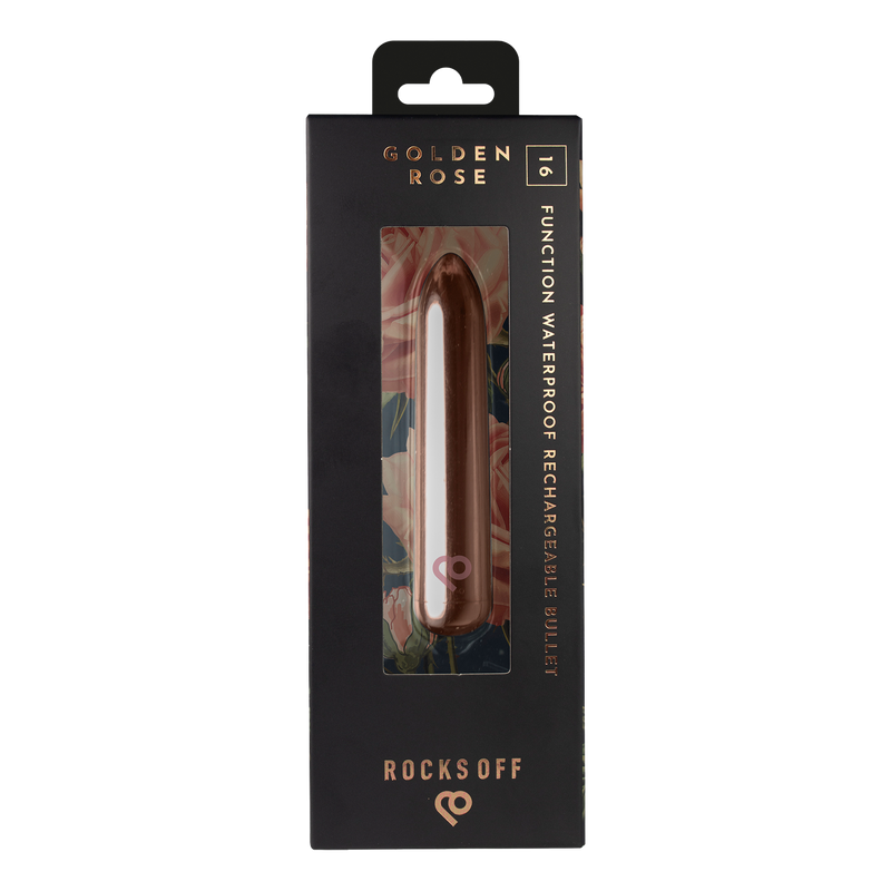 Rocks-off - Oplaadbare Bullet Vibrator - Rosé Goud-Erotiekvoordeel.nl