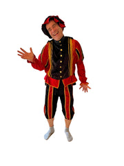 Costume de Piet à la suie – Fabriqué à la main aux Pays-Bas avec une finition dorée de luxe - Erotiekvoordeel.nl