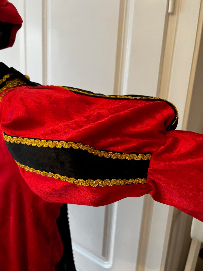 Costume de Piet à la suie – Fabriqué à la main aux Pays-Bas avec une finition dorée de luxe - Erotiekvoordeel.nl