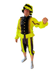 Costume de Piet à la suie – Fabriqué à la main aux Pays-Bas avec une finition dorée luxueuse – Erotiekvoordeel.nl