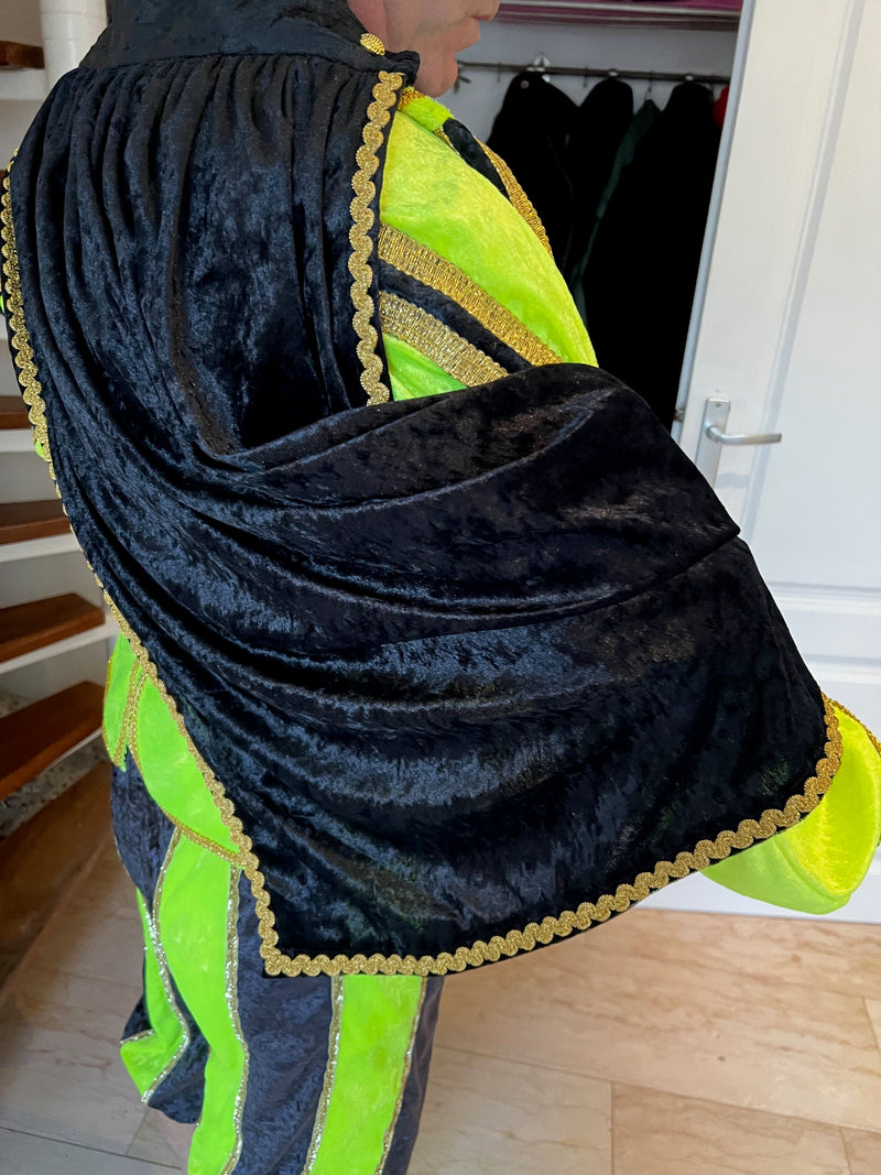Costume de Piet à la suie – Fabriqué à la main aux Pays-Bas avec une finition dorée de luxe -Erotiekvoordeel.nl