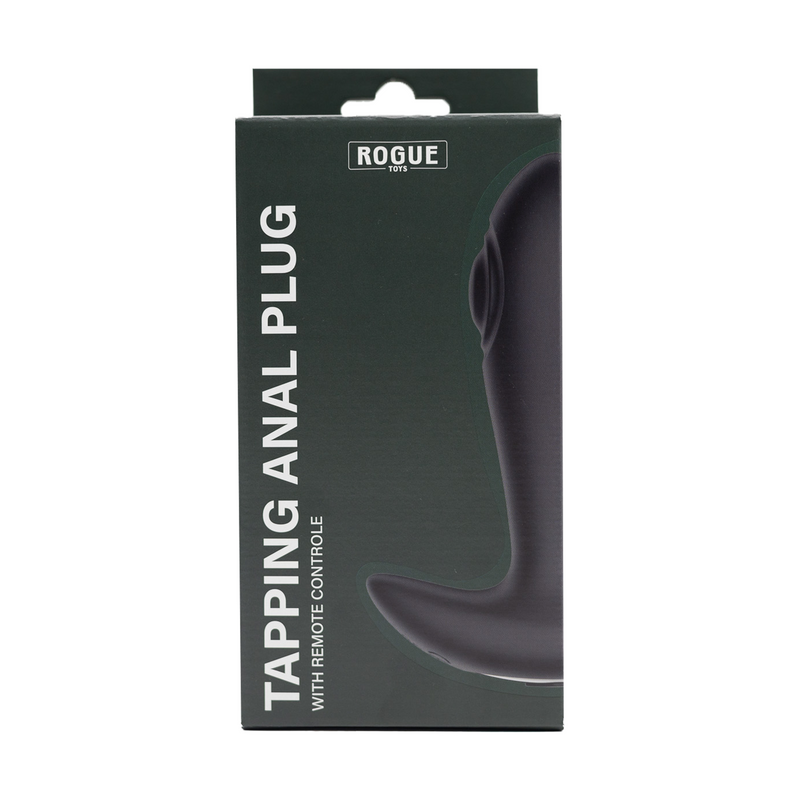 Rogue - Pulsierender und vibrierender Analplug - Mit Fernbedienung - Schwarz - Erotiekvoordeel.nl