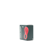Rogue - Anillo vibrador para el pene con estimulador de clítoris en forma de rosa - Rojo - Erotiekvoordeel.nl