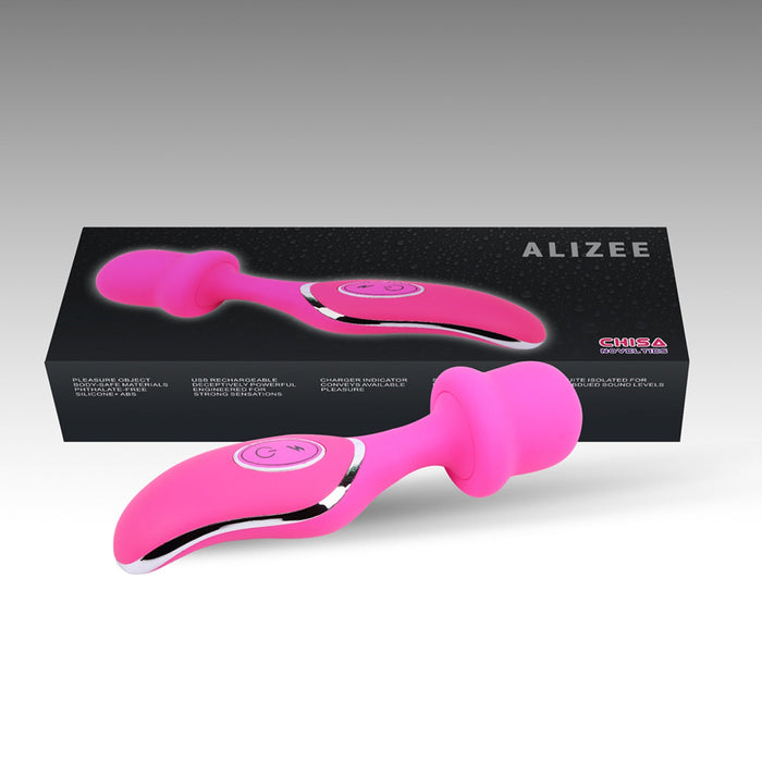 Royal Scepter Alizee - Oplaadbare Siliconen Wand Vibrator - Roze-Erotiekvoordeel.nl