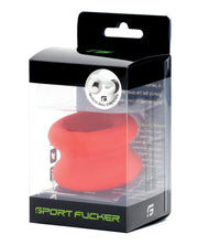 Sport Fucker - Muscle - Ball Stretcher - TPE - Rood-Erotiekvoordeel.nl