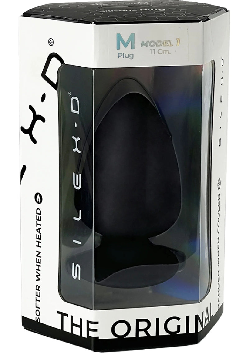 SILEXD - Buttplug - Model 1 - Lengte 11 cm - Diameter 62 mm - Zwart-Erotiekvoordeel.nl