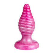 SILEXD - Cherry - Thermoreactive Silicone Butt Plug - 9.2 cm x 3.6 cm - Pink-Erotiekvoordeel.nl