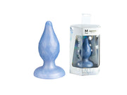 SILEXD - Diamond - Thermoreactive Silicone Butt Plug - 9.2 cm x 3.6 cm - Light Blue-Erotiekvoordeel.nl