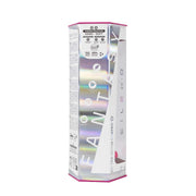 SILEXD - Dreamy - Consolador de silicona de doble densidad - 18,5 cm - Rosa intenso-Erotiekvoordeel.nl