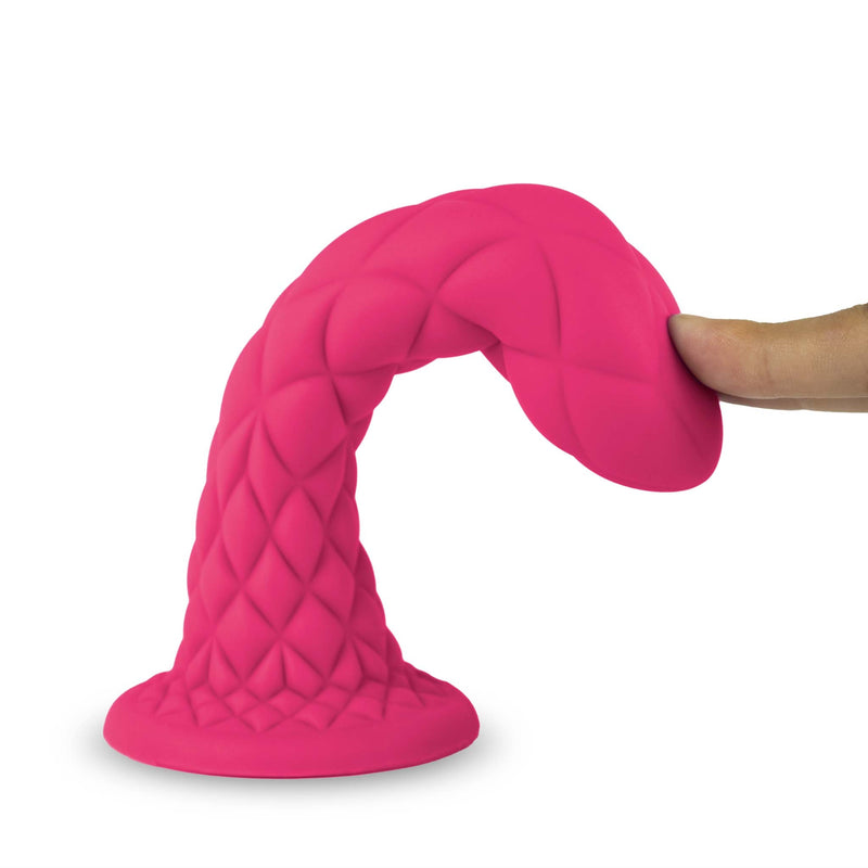 SILEXD - Dreamy - Consolador de silicona de doble densidad - 18,5 cm - DiepRosa-Erotiekvoordeel.nl