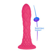 SILEXD - Dreamy - Consolador de silicona de doble densidad - 18,5 cm - DiepRosa-Erotiekvoordeel.nl