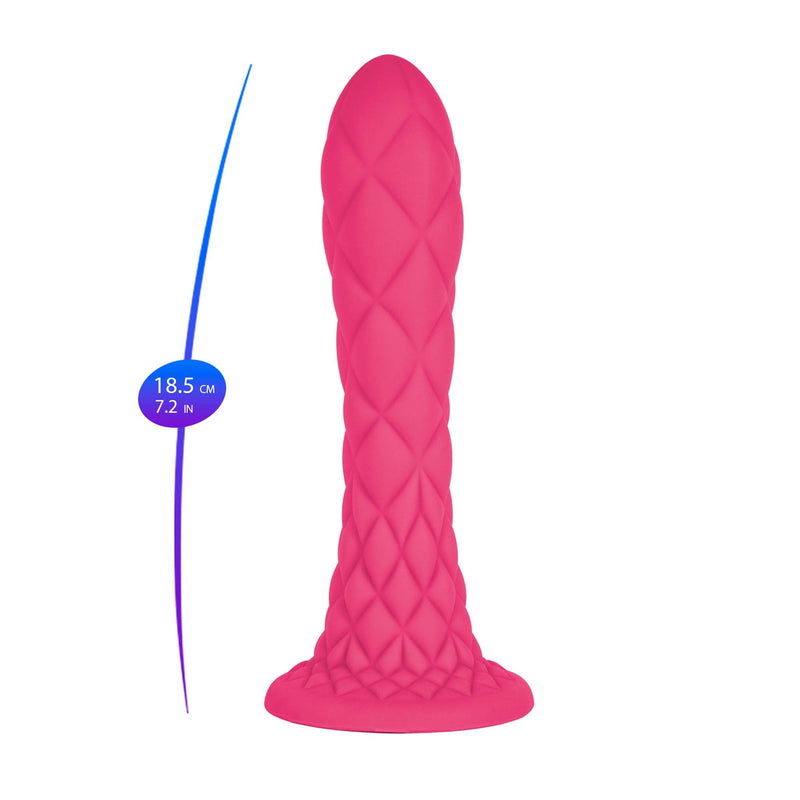 SILEXD - Dreamy - Consolador de silicona de doble densidad - 18,5 cm - DiepRosa-Erotiekvoordeel.nl