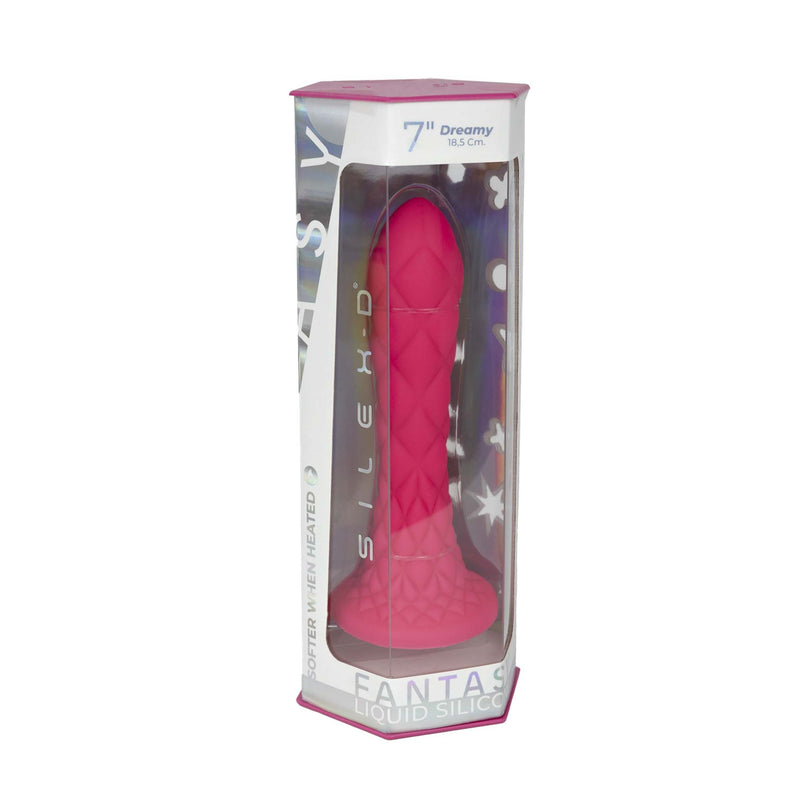 SILEXD - Dreamy - Consolador de silicona de doble densidad - 18,5 cm - DiepRosa-Erotiekvoordeel.nl