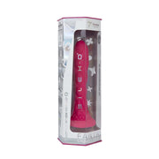 SILEXD - Dreamy - Consolador de silicona de doble densidad - 18,5 cm - Rosa intenso - Erotiekvoordeel.nl