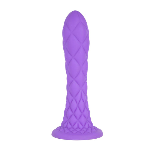 SILEXD - Dreamy - Dual Density Silicone Dildo - 18.5 cm - Purple-Erotiekvoordeel.nl