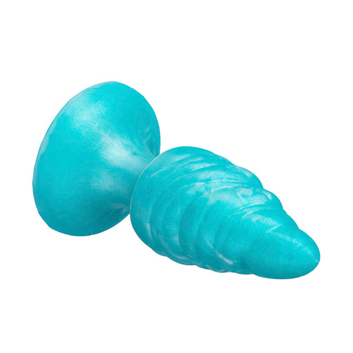SILEXD - Melty - Thermoreactive Silicone Butt Plug - 9.2 cm x 3.6 cm - Turquoise-Erotiekvoordeel.nl