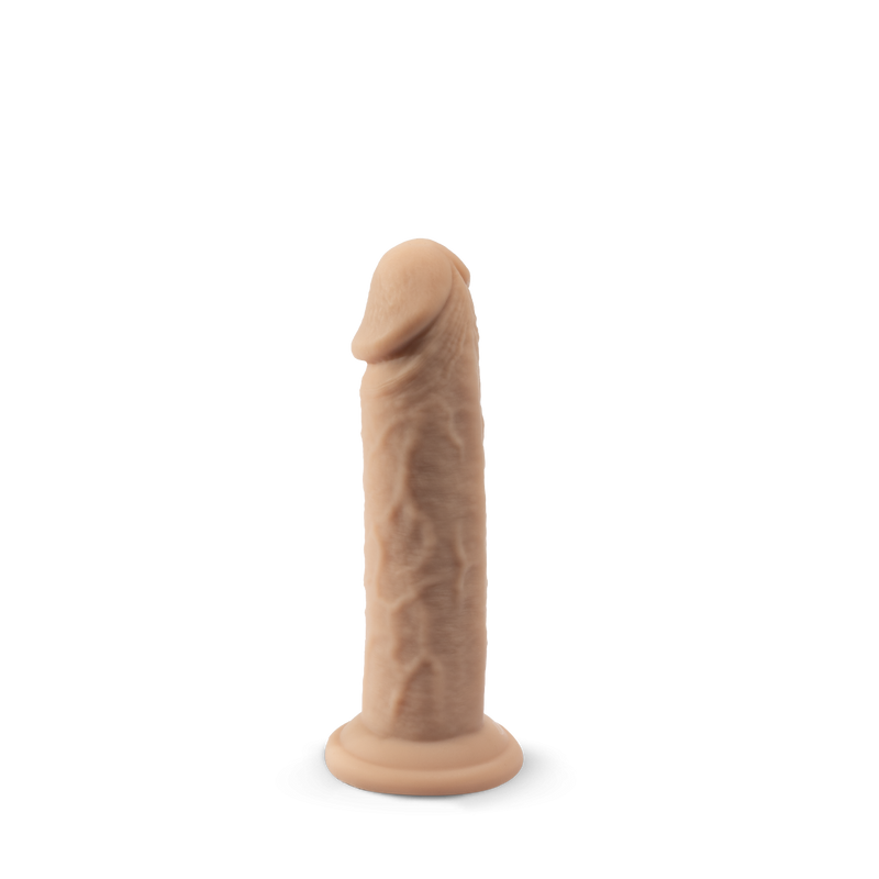 SILEXD - Real Skin Dildo - Model 2 - Lengte 15 cm - Lichte Huidskleur-Erotiekvoordeel.nl