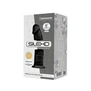 SILEXD - Thermoreactieve Realistische Dildo - Model 2 - 15 cm - Zwart-Erotiekvoordeel.nl