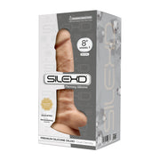 SILEXD - Realistische Dildo - Model 1 - 20 cm - Lichte Huidskleur-Erotiekvoordeel.nl