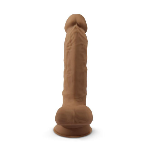 SILEXD - Realistic Dildo - Model 1 - 17.5 cm - Caramel-Erotiekvoordeel.nl