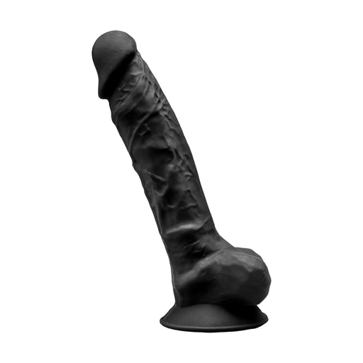 SILEXD - Consolador realista - Modelo 1 - 23 cm - Negro-Erotiekvoordeel. nl