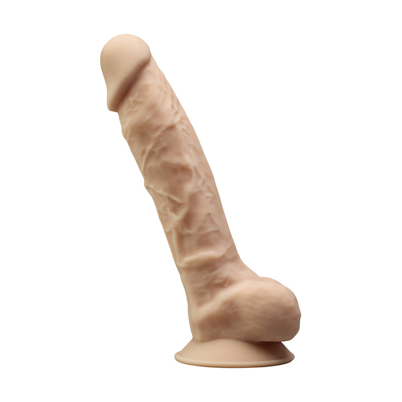 SILEXD - Realistische Dildo - Model 1 - 23 cm - Caramel-Erotiekvoordeel.nl
