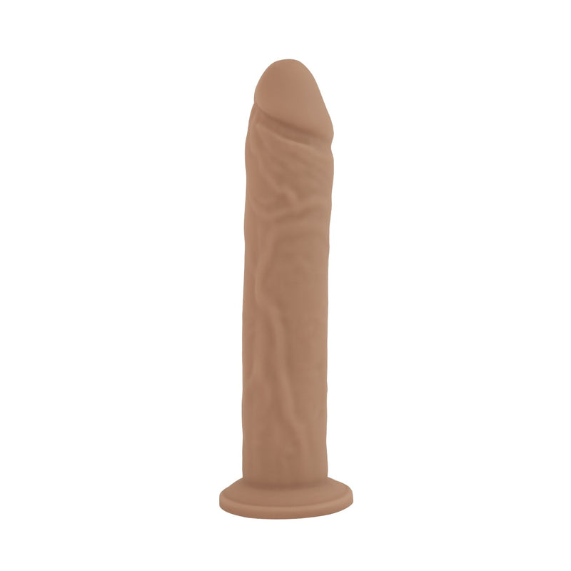 SILEXD - Realistische Rechte Dildo met Zuignap - Model 2 - 23 cm - Lichte Huidskleur-Erotiekvoordeel.nl