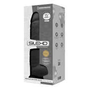 SILEXD - Realistic XXL Dildo - Model 1 - 38 cm - Black-Erotiekvoordeel.nl