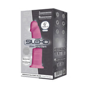 SILEXD - Thermoreactieve Realistische Dildo - Model 2 - 15 cm - Glow-in-the Dark Pink-Erotiekvoordeel.nl