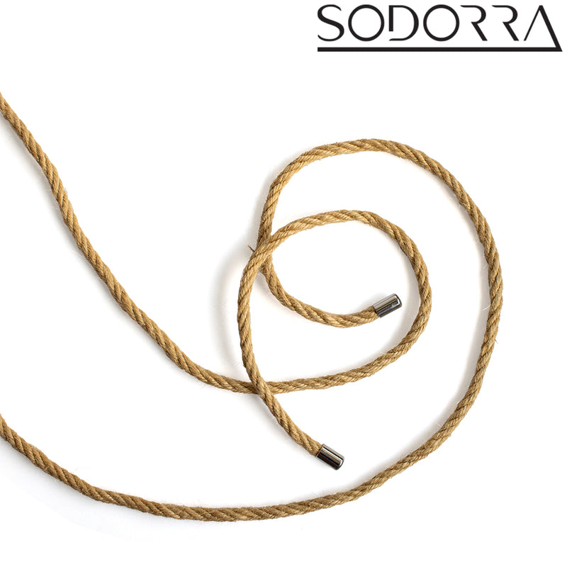 SODORRA - Corda Shibari in canapa - Naturale - 5 metri - Erotiekvoordeel.nl
