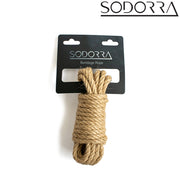 SODORRA - Corda da bondage Shibari in canapa - Naturale - 5 metri-Erotiekvoordeel.nl