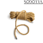 SODORRA - Corda Shibari in canapa - Naturale - 5 metri - Erotiekvoordeel.nl