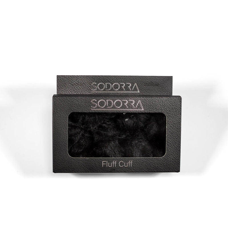 SODORRA - Manette da poliziotto con pelliccia nera - Erotiekvoordeel.nl
