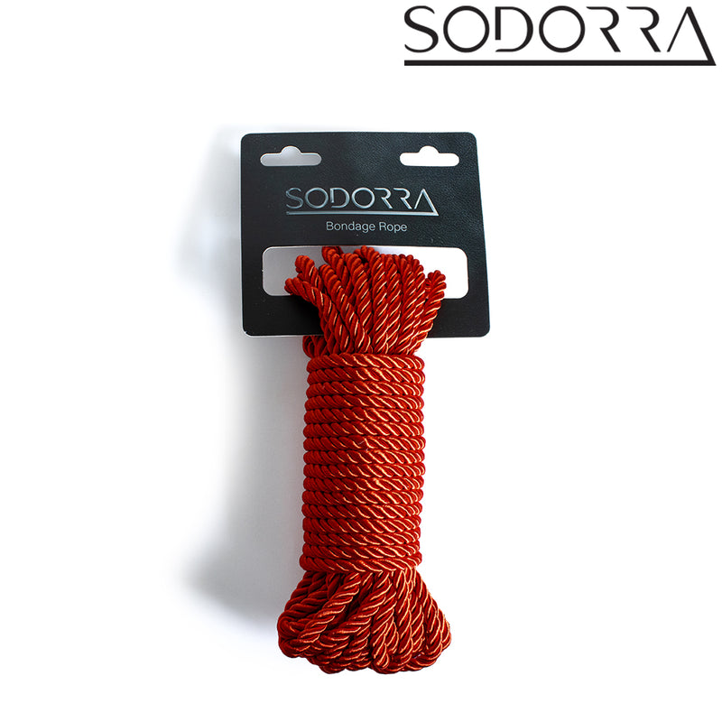 SODORRA - Corda per bondage Shibari - Rossa - Erotiekvoordeel.nl