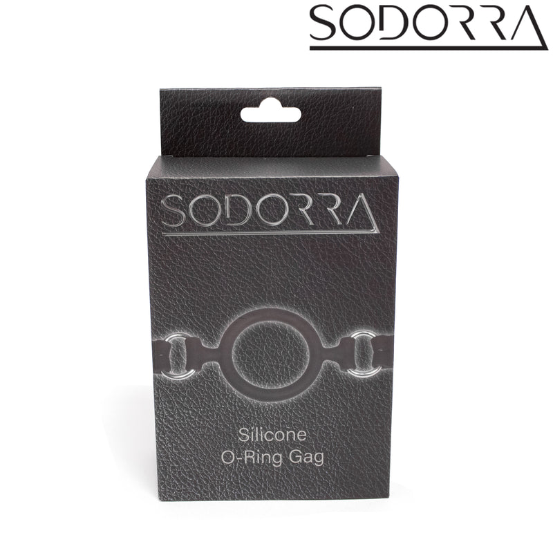 SODORRA - Gag con O-ring in silicone - Nero - Erotiekvoordeel.nl
