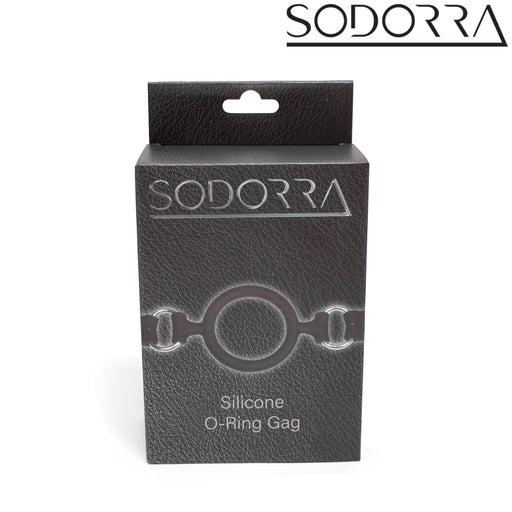 SODORRA - Gag con O-ring in silicone - Nero - Erotiekvoordeel.nl